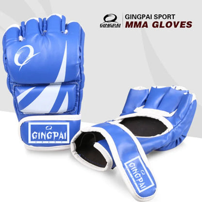 Half Finger MMA Gloves Kick Boxing Men Women