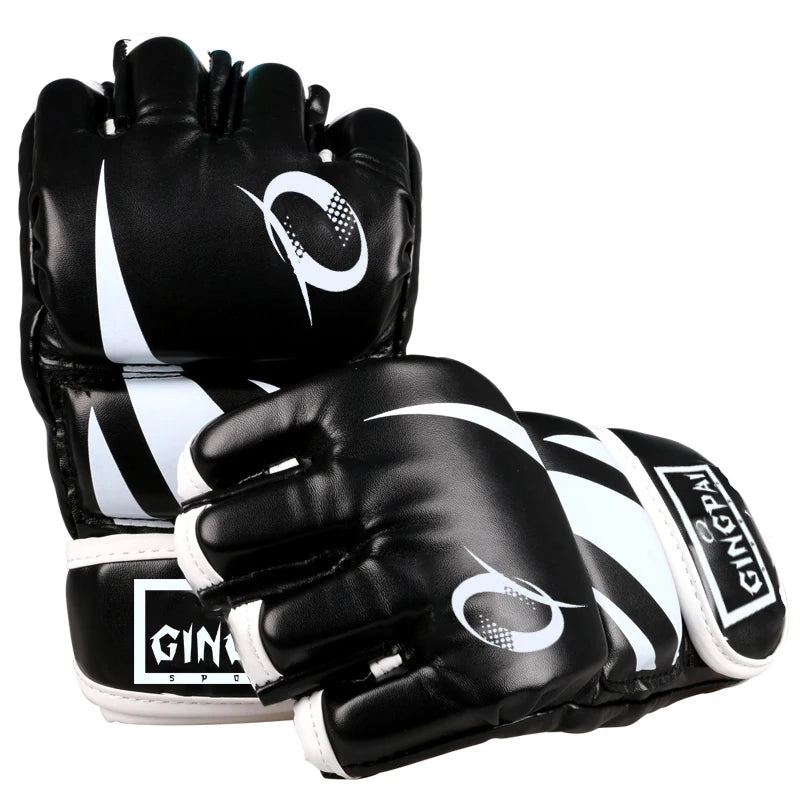 Half Finger MMA Gloves Kick Boxing Men Women