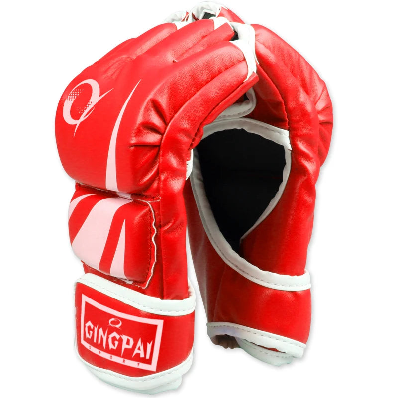 Half Finger MMA Gloves Kick Boxing Men Women