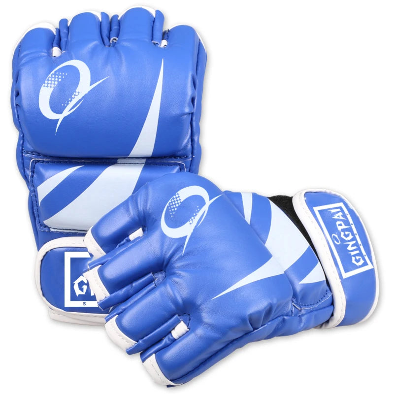 Half Finger MMA Gloves Kick Boxing Men Women